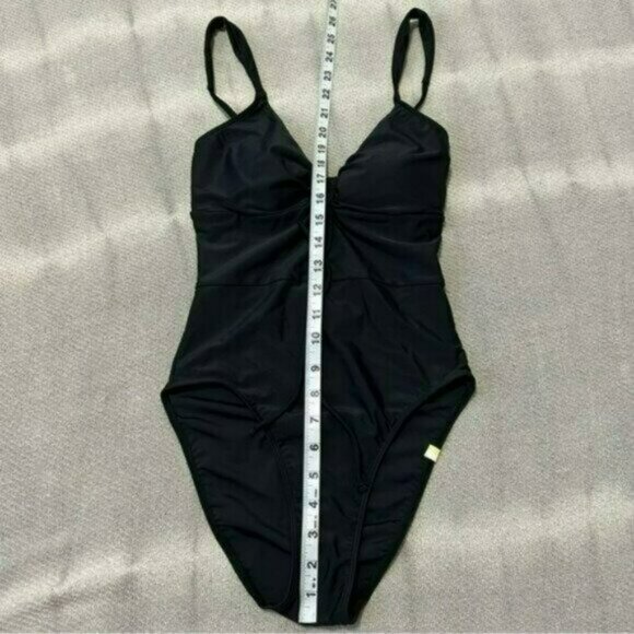 NEW Summersalt Cinched One Piece Swim Bathing Suit Black Size 2 NWOT - Picture 5 of 11
